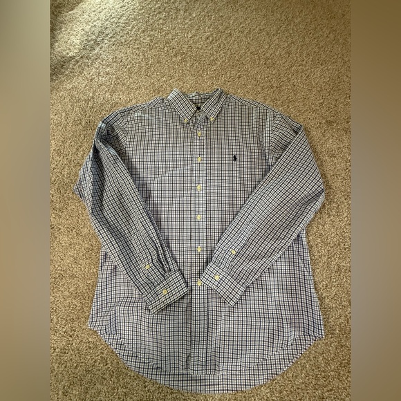 Ralph Lauren Classic Fit Button-Down Shirt – Size Large - Picture 1 of 5
